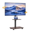 Rolling TV Stand Mobile TV Cart on Wheels for 26-75