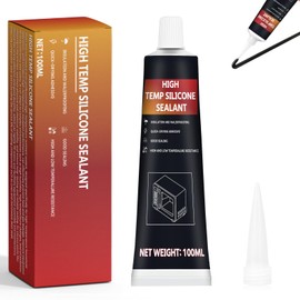 INNOVAYOU 100ml Black Oven Heat Resistant Glue, High Temperature Adhesive Fixes Cracks High Temperature Resistance, High Temp Glue Suitable for Oven, Grill, Microwave