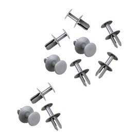 LST 10x Unterfahrschutz Unterbodenschutz Befestigung Clips Dunkelgrau F10 F18