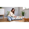 KINTNER DESIGNS Large Cat Toy Storage Bin Sturdy and Foldable