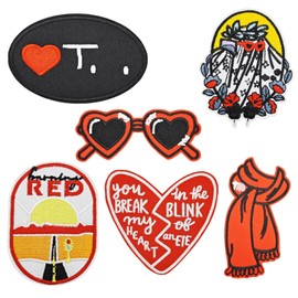 Singer Embroidered Patches, Singer Embroidery Iron-On Patches DIY Accessories, Perfect Gifts for Music Fans