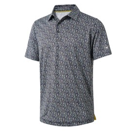Golf Shirts for Men Dry Fit Short Sleeve Moisture Wicking Print Performance Sport Casual Men Polo Shirts Motley Stream2