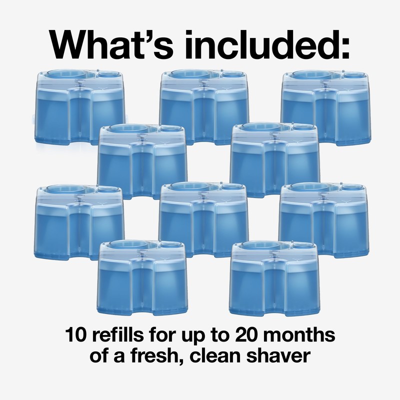 Braun Clean & Renew Refill Cartridges CCR, Replacement Shaver Cleaner