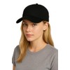 London Design Classic Cotton Baseball Cap, Unstructured Soft Strapback, Adjustable