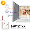 KESPEN One Way Window Privacy Film, Reflective Heat Sun Blocking