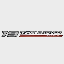 Triton Boat Raised Decal Sticker | 19 TRX Patriot