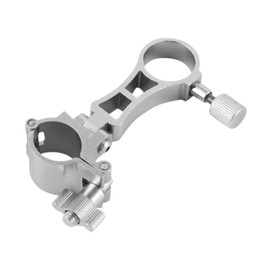 SM SunniMix Folding Fishing Umbrella Stand Rod Rack Foldable Compact Portable Bracket Beach Chair Umbrella Clip for Fishing Chair Garden, Gray