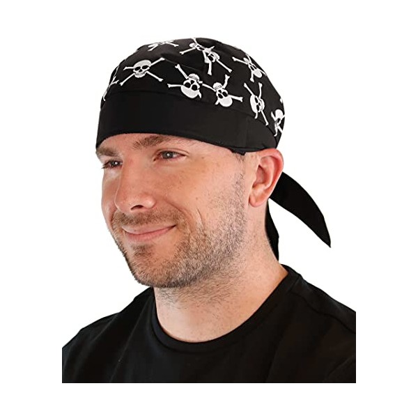 Sparkling EARTH Skull Cap Biker Caps Headwraps Doo Rags -