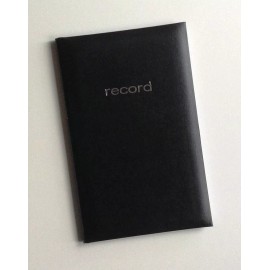 Mead Record Book, 9-9/16" x 6-1/8", 160 Pages, Hard Vinyl Cover (64516) - 1 book