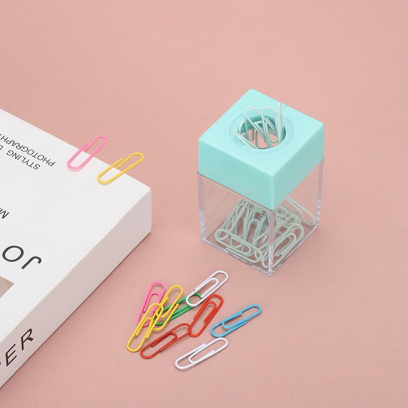 PATIKIL Magnetic Paper Clip Holder Dispenser Large Capacity Paper Clip