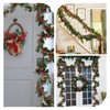 Red Berry Christmas Garland,Artificial Berry Garland Flexible Greenery Garland with