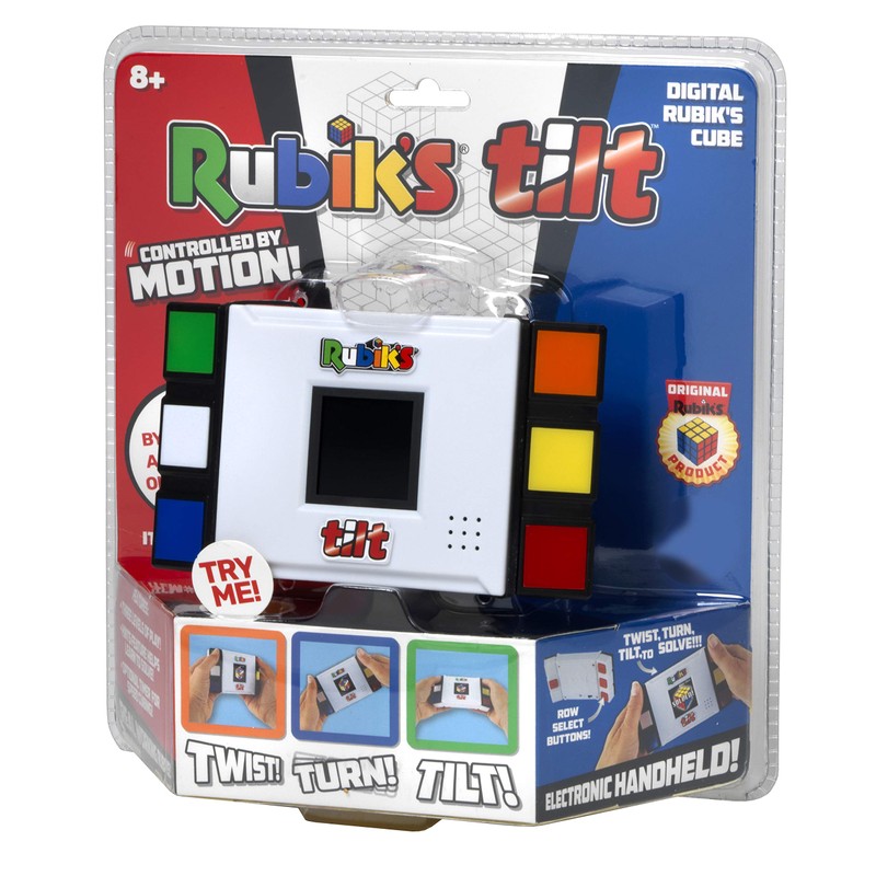 IDEAL | Rubik's Tilt Electronic Game: Twist, Turn, Learn |