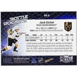 2022-23 Skybox Metal Universe Bottle Rockets Jack Eichel Golden Knights Card #BR-6