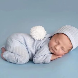 Lgvhydh Newborn Boy Photoshoot Outfits Newborn Photography Outfits Girl Baby Photography Props Newborn Hat Pants Photoshoot Costume Set