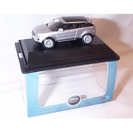 Oxford indus silver LAND R0VER RANGE R0VER evoque car 1.76 railway scale diecast model