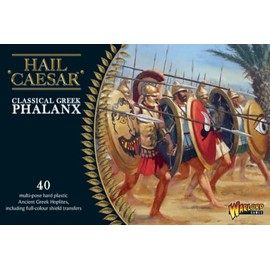 Classical Greek Phalanx - 28mm Scale Plastic Miniatures for Hail Caesar by Warlord Games - Highly Detailed Ancient Era for Table-top Wargaming