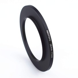 58mm-77mm Camera Filter Ring, 58mm to 77mm Step Up Ring For Filters, Made Of CNC Machined space aluminum With Matte Black Electroplated Finish.for 77mm UV,ND,CPL Camera Filter accessories