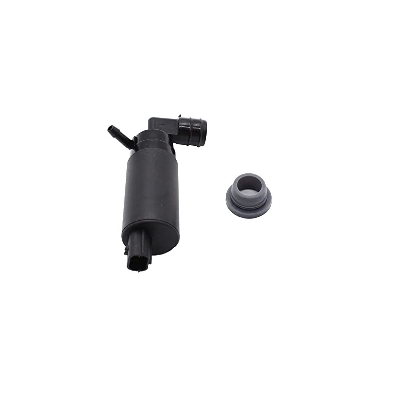 1 PC SHLPDFM Black Single Outlet Front Windscreen Washer Jet