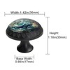 Artinhand 4 Pack Earth Kitchen Cabinet Knobs Round Drawer Pulls
