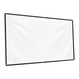 STEREN Pantalla de Tela para proyector de 100in