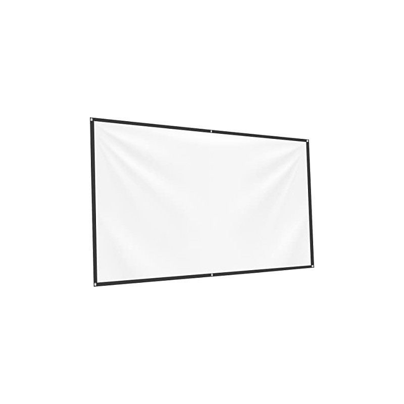 STEREN Pantalla de Tela para proyector de 100in