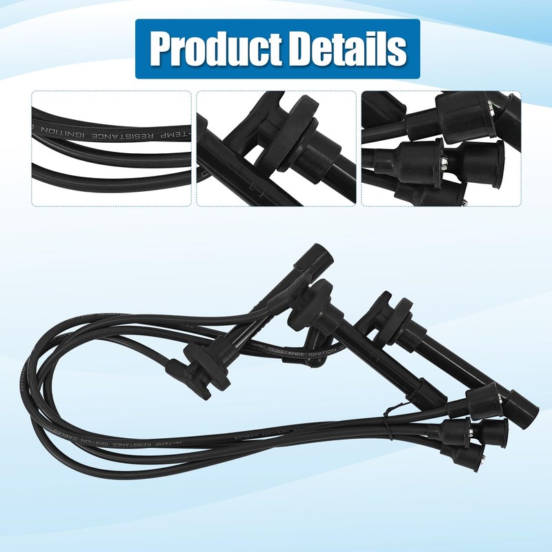 Ignition Kit BKR6E-11 30103-P1A-004 Distributor Cap Rotor Spark Plugs Cable