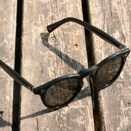 CARFIA Retro Mens Sunglasses Women Polarized UV400 Protection, Small Round Acetate Italian Luxury Style Driving Shades