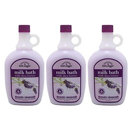 Village Nat. Bath Milk Bath Ultra-Moist Lavendr/Chamo 28 Ounce (828ml) (3 Pack)