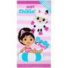 Gabbys Dollhouse Beach Towel Children Toddlers Soft Absorbent Towel Quick
