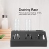 Household 3 Holes Bottle Drain Drying Rack Cup Holder Drainer