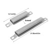 lyrlody BBQ Transfer Tube, Adjustable Crossover Tubes, Stainless Steel Grill