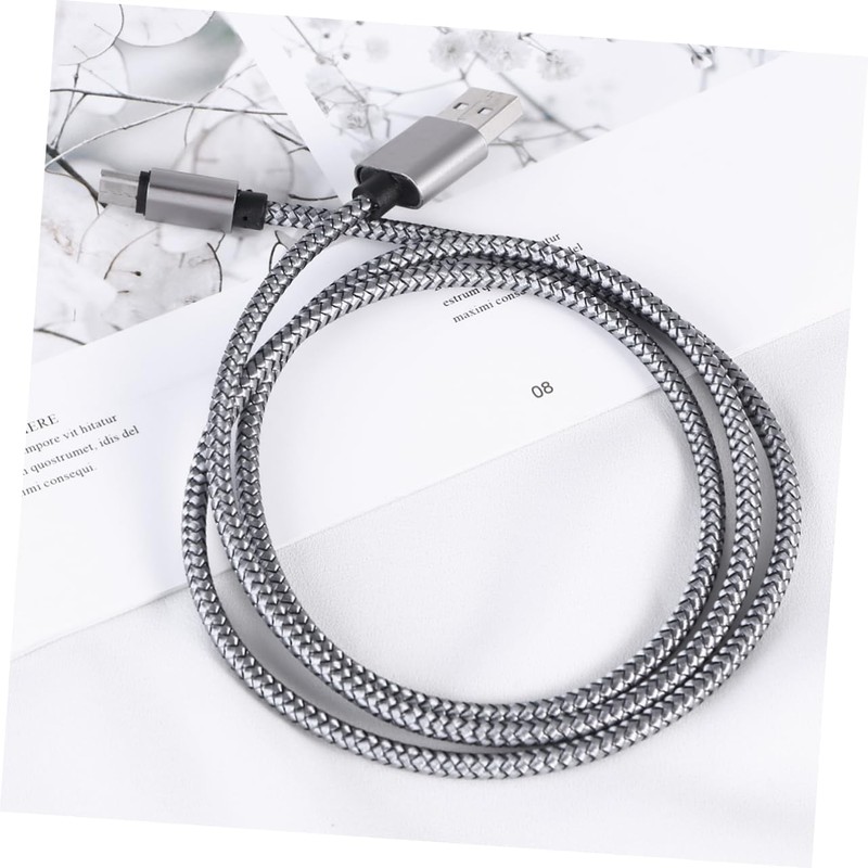 KOMBIUDA Fast Charging Cable Nylon Braided Data Sync Cable for