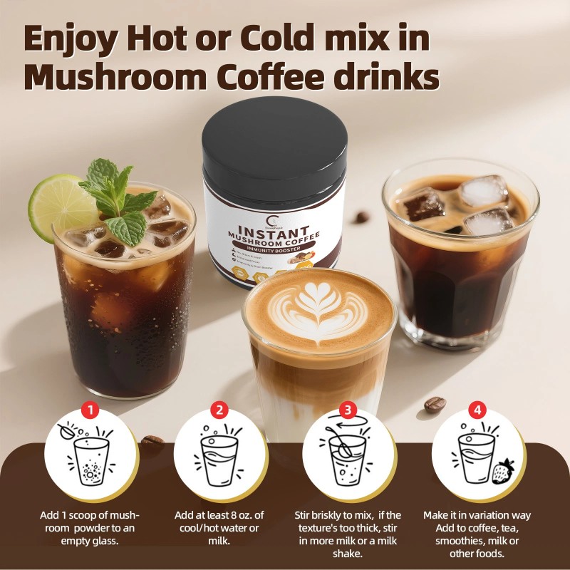 B Beworths Mushroom Coffee Blend – 10+ Mushrooms with MCT