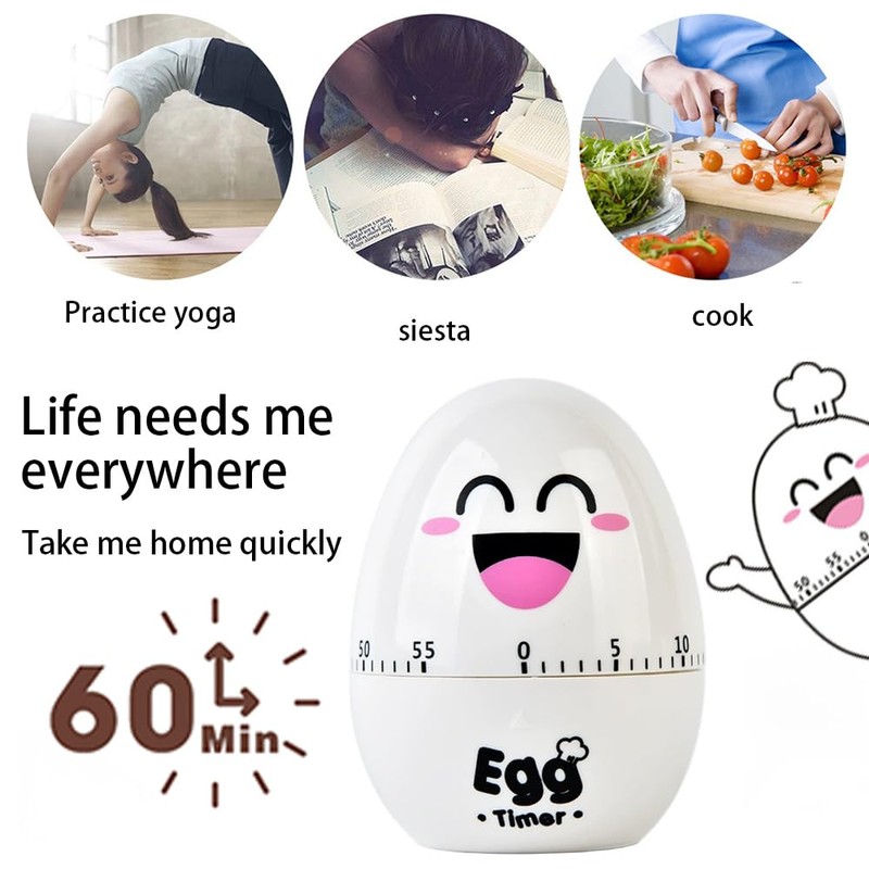 Mechanical Egg Timer, Kitchen Timer, Countdown Timer, Kitchen Timer, Kitchen