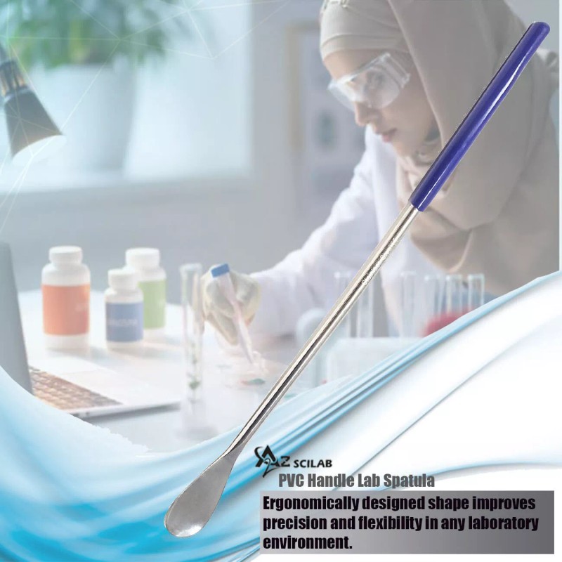 A2Z Scilab Stainless Steel Micro Lab Scoop Flat Spoon Spatula