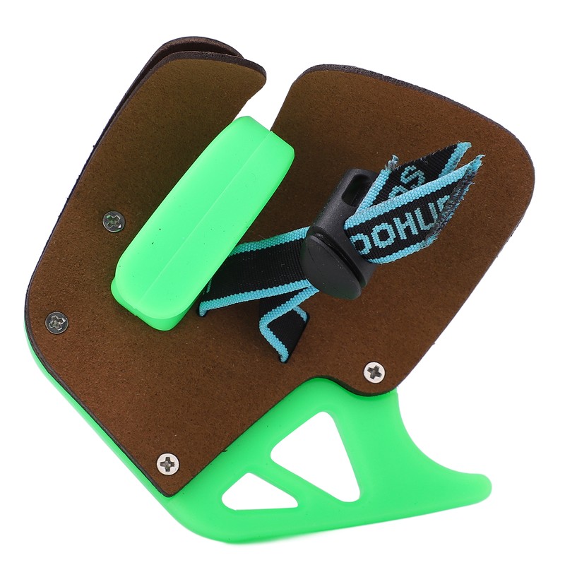 Archery Finger Tab Shooting Tabs Double Layer Leather Tabs Guard
