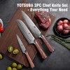 YOTSUBA Kitchen Knives Set 3 PCS, Ultra Sharp Chef Knife