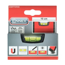 Connex COXT737010 Magnetic Mini Level, Black/Red, One Size