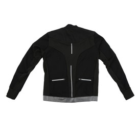 Reflective Windproof Cycling Jacket Water Resistance Outdoor Long Sleeve Racing Clothing BlackXXXL