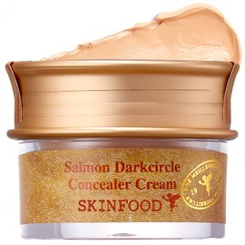 SKINFOOD Salmon Dark Circle Concealer Cream #2 - Concealer for Dark Circles - Under Eye Concealer for Dark Spots and Wrinkles - Full Coverage Under Eye Concealer - 0.35 Oz/10 g (Salmon Beige)