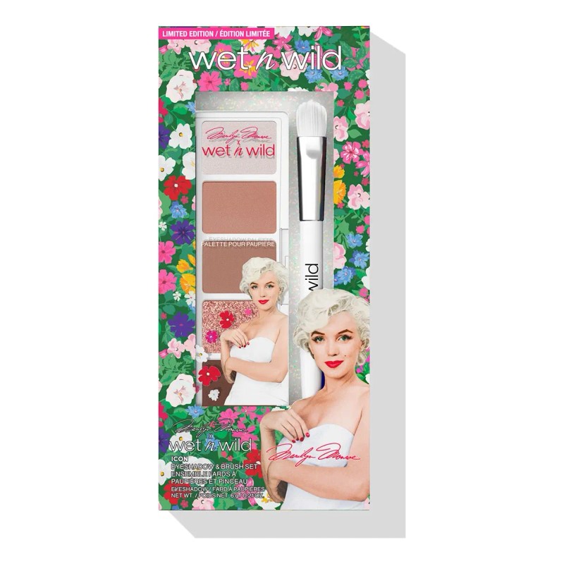 Set De Sombras Marilyn Monroe Wet N Wild Con Brocha
