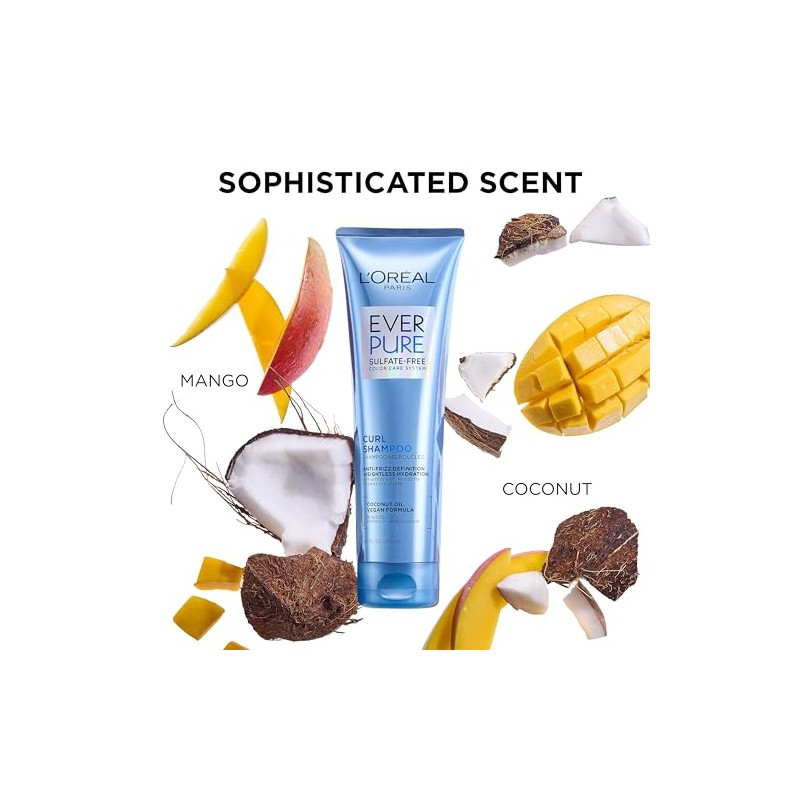 L'Oreal Paris, Ever Curl Acondicionador Libre De Sulfatos 250 Ml