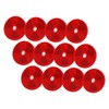 12PCs Round Reflector Red Reflective Sticker Waterproof Signal Warning for
