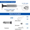 [Patent] Muzata 10 Pack 1/8" Black Swageless Invisible Cable Railing