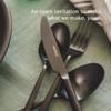 over&back 20pc Modern Flatware Cutlery Set - Comes with 4
