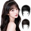Sangdeok bangs wig + headband volume see-through bangs hairpiece, 1 piece, natural black / 상덕 앞머리 가발+머리띠 볼륨 시스루뱅 헤어피스, 1개, 내추럴블랙