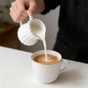 Ceramic Sugar and Creamer Set, 3-Piece Porcelain Serving Set with