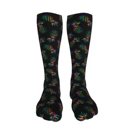 Wizfuyq Colorful Pineapples Socks For Women And Men Compression Running Socks Best For Running Flight Travel Cycling Nurse Gifts