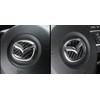 Mazda Car Carbon Fiber Logo Decoration Sticker Steering Interior Emblem