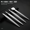 FERYES Pedicure Knife Ingrown Toenail Kit, 4 PCS Professional Pedicure